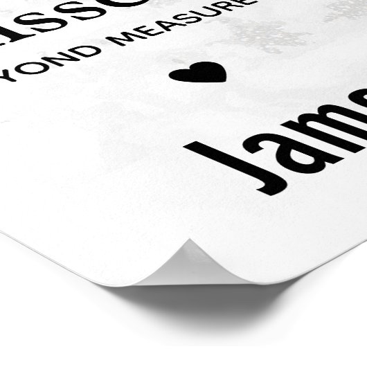 Modern Marble Memorial Herembrance Keepomwille Fot Poster (Hoek)