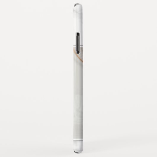 Modern Marble Pet Foto Case-Mate iPhone Case (Achterkant/rechts)