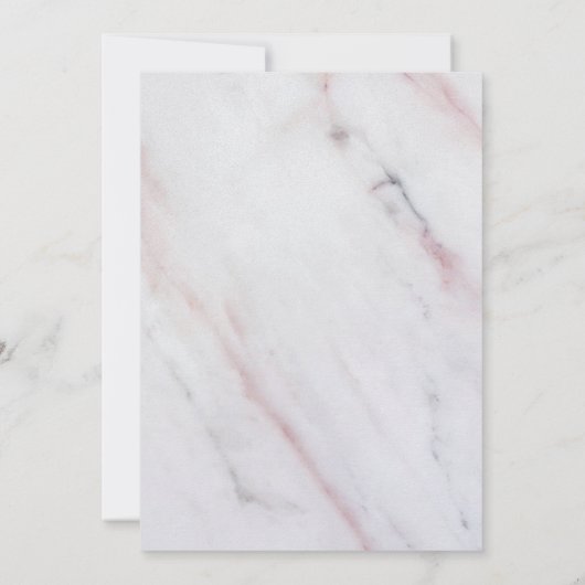 Modern Marble Sweet 16 Verjaardag uitnodiging (Achterkant)