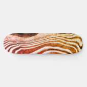 Modern marble texture persoonlijk skateboard (Horizontaal)