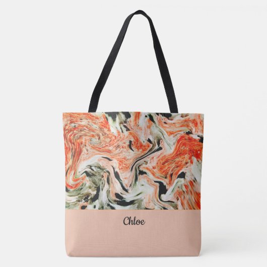 Modern Marble Tote Bag (Voorkant)