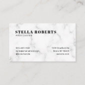 Modern Marble Visitekaartje (Achterkant)