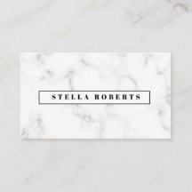 Modern Marble Visitekaartje