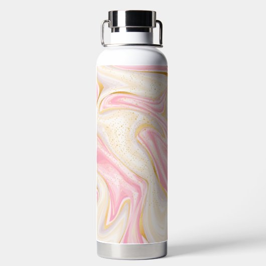 Modern Marble Waterfles (Achterkant)