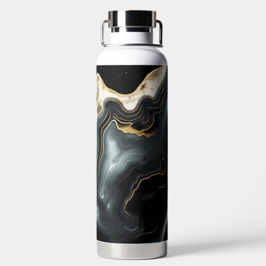 Modern Marble Waterfles (Achterkant)