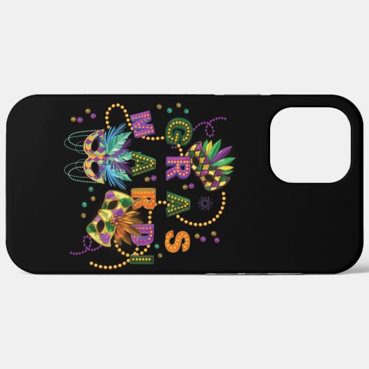 Modern Mardi Gras Case-Mate iPhone Case (Achterkant (horizontaal))