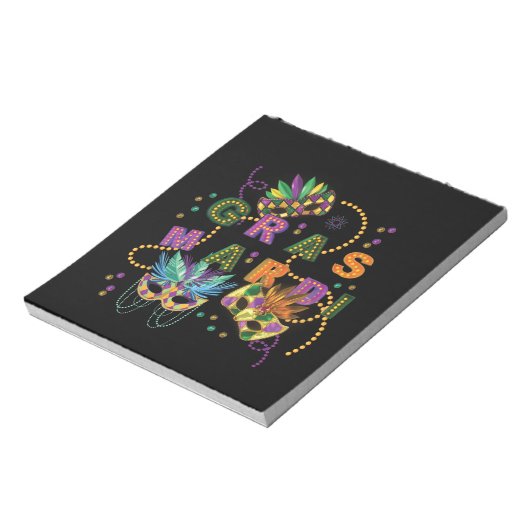 Modern Mardi Gras Notitieblok (Linkerzijde)