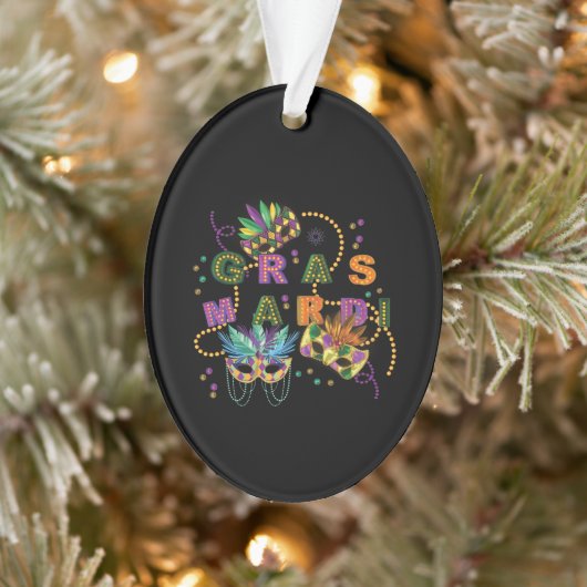 Modern Mardi Gras Ornament (Boom)
