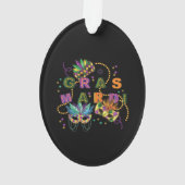 Modern Mardi Gras Ornament (achterkant)