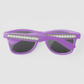 Modern Mardi Gras Zonnebrillen (Achterkant)