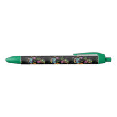 Modern Mardi Gras Zwarte Inkt Pen (Bovenkant)