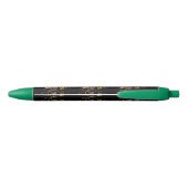 Modern Mardi Gras Zwarte Inkt Pen (Achterkant)