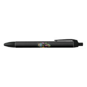 Modern Mardi Gras Zwarte Inkt Pen (Bovenkant)