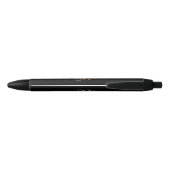 Modern Mardi Gras Zwarte Inkt Pen (Achterkant)
