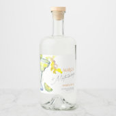 Modern Margs & Huwelijk Bachelorette Weekend Likeurfles Etiket (Voorkant)