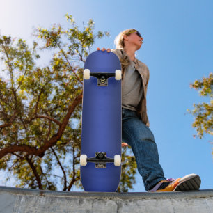 Modern marine blauw gradiënt Waterverf ruimtepatro Persoonlijk Skateboard