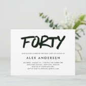 Modern Marker | Zwarte en witte veertigste verjaar Kaart (Staand voorkant)
