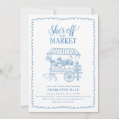 Modern Market Hand Drawn Vrijgezellenfeest Kaart (Voorkant)