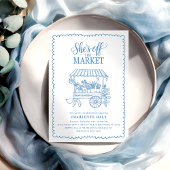 Modern Market Hand Drawn Vrijgezellenfeest Kaart