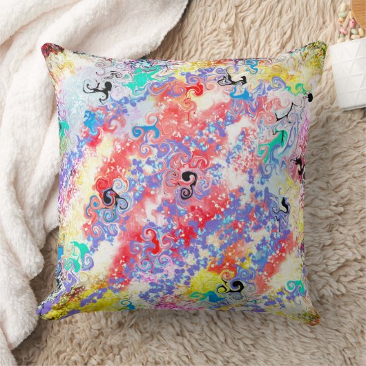 Modern Marmer Abstract Dubbelzijdig 2 Design Roos Kussen (Deken)