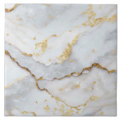 Modern marmer agaat wit goud Collectie Tegeltje (Voorkant)