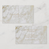 Modern marmer elegant visitekaartje (Voorkant / Achterkant)
