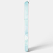 Modern Marmer Lichtblauw Samsung Galaxy Hoesje (Linkerkant)