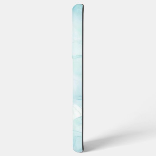 Modern Marmer Lichtblauw Samsung Galaxy Hoesje (Linkerkant)