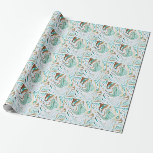 Modern marmer: luxe textuur ontwerp cadeaupapier (Uitgerold)