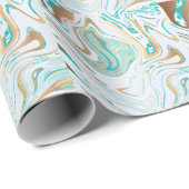 Modern marmer: luxe textuur ontwerp cadeaupapier (Rol Hoek)