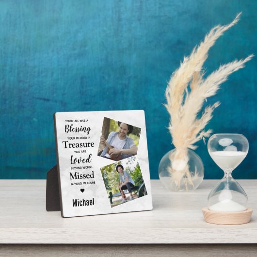 Modern Marmer Photo Keepomwille Memorial Fotoplaat (Insitu)