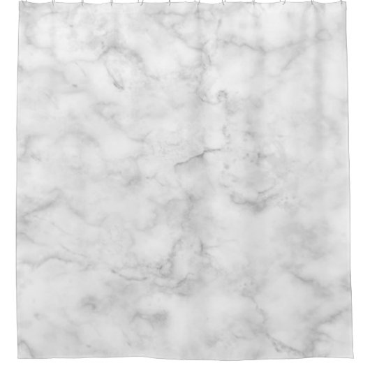 modern marmer wit stijlvol douchegordijn (Voorkant)