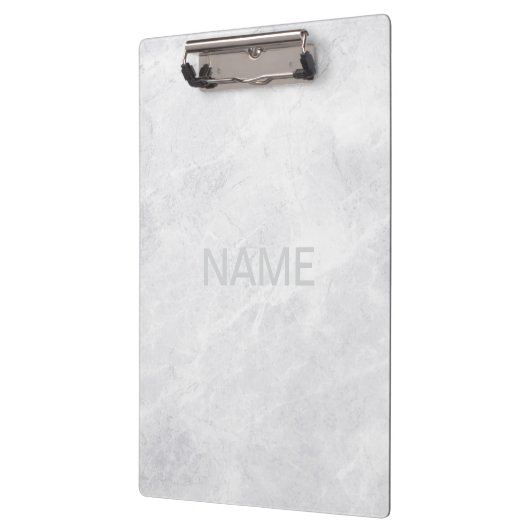 Modern marmeren klembord met aangepaste tekst (Links)