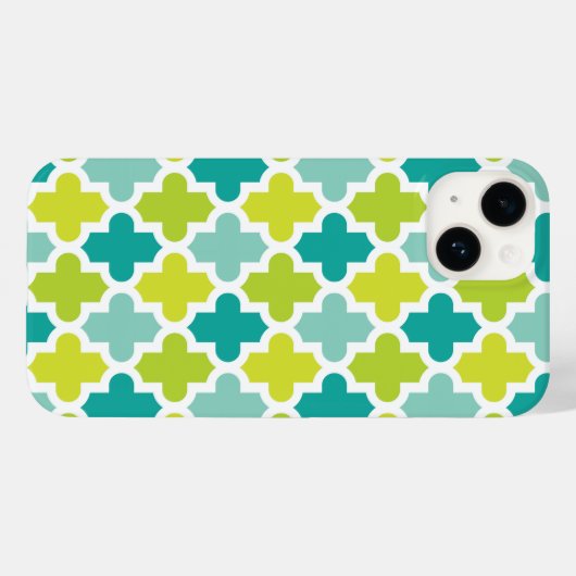 Modern Marokkaans patroon Case-Mate iPhone Case (Achterkant (horizontaal))