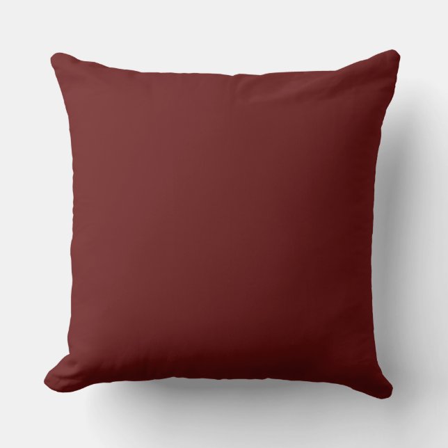Modern Maroon Throw Pillow Kussen (Voorkant)