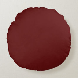 Modern Maroon Throw Pillow Rond Kussen