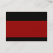 Modern - Maroon Visitekaartje (Achterkant)