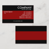 Modern - Maroon Visitekaartje (Voorkant / Achterkant)