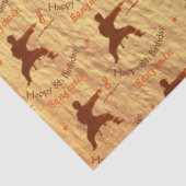 Modern Martial Arts Karate Kinder 8e Gelukkige Ver Tissuepapier (Detail)