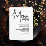 Modern Mashup Menu Bruiloft<br><div class="desc">Een modern menuontwerp dat u zelf kunt downloaden en printen of op uw keuze van hoogwaardige kaartvoorraad kunt bestellen.</div>