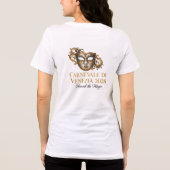 Modern Masquerade Women's Tri-blend Tee Shirt (Achterkant)