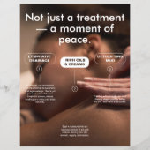 Modern Massage Spa Promotion Flyer (Voorkant)