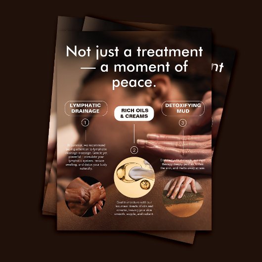 Modern Massage Spa Promotion Flyer