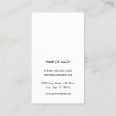 Modern Massage Therapist Visitekaartje (Achterkant)