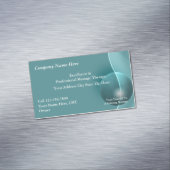 Modern Massage Uniek Ontwerp Magnetisch Visitekaartje (Voorbeeld)