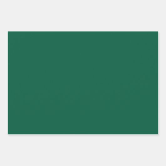 Modern massief groen minimalistisch en veelzijdig inpakpapier vel (Voorkant)