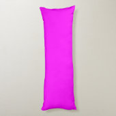 Modern massief roze Magenta Body Pillow Lichaamskussen (Achterkant (Verticaal))