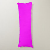 Modern massief roze Magenta Body Pillow Lichaamskussen (Voorkant Verticaal)