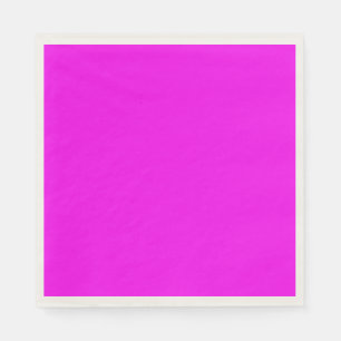 Modern massief roze magenta papieren servet