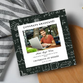 Modern Mathematics Background Elements Graduation Kaart